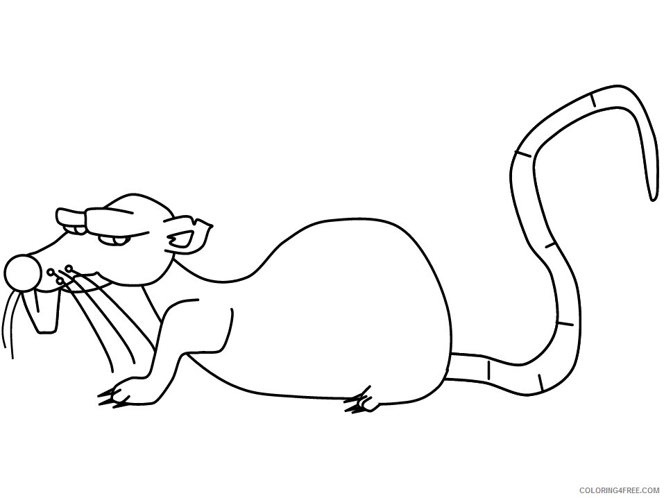 Rat Coloring Sheets Animal Coloring Pages Printable 2021 3694 Coloring4free