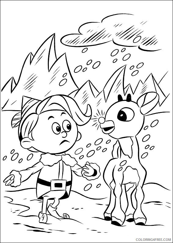 Reindeer Coloring Sheets Animal Coloring Pages Printable 2021 3716 Coloring4free