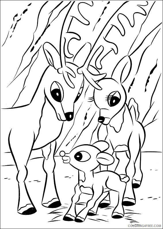 Reindeer Coloring Sheets Animal Coloring Pages Printable 2021 3717 Coloring4free