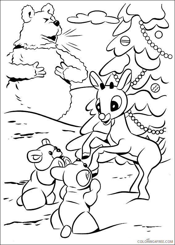 Reindeer Coloring Sheets Animal Coloring Pages Printable 2021 3720 Coloring4free