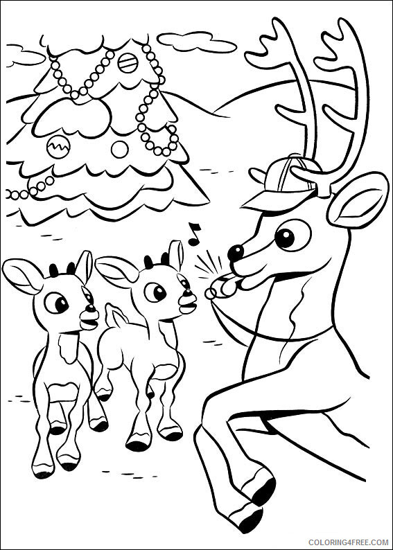 Reindeer Coloring Sheets Animal Coloring Pages Printable 2021 3721 Coloring4free