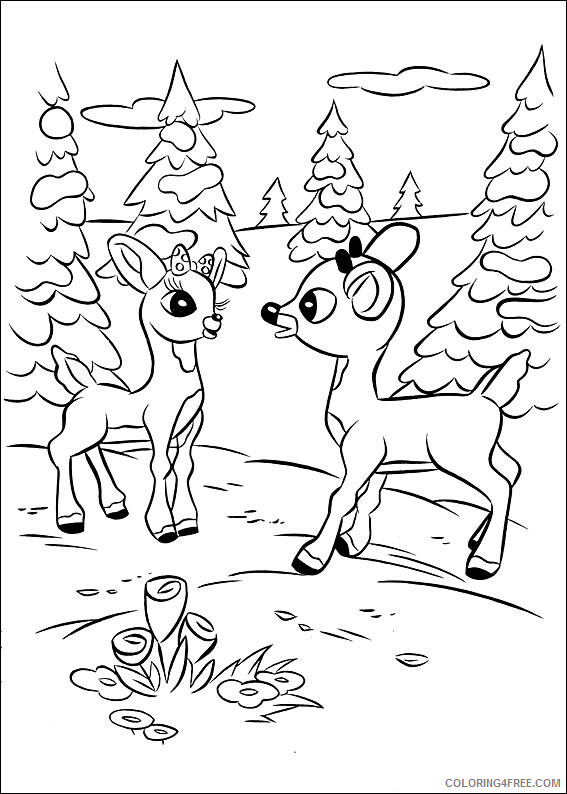 Reindeer Coloring Sheets Animal Coloring Pages Printable 2021 3724 Coloring4free