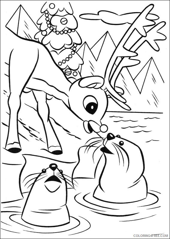 Reindeer Coloring Sheets Animal Coloring Pages Printable 2021 3731 Coloring4free