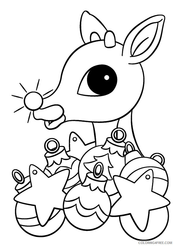 Reindeer Coloring Sheets Animal Coloring Pages Printable 2021 3735 Coloring4free