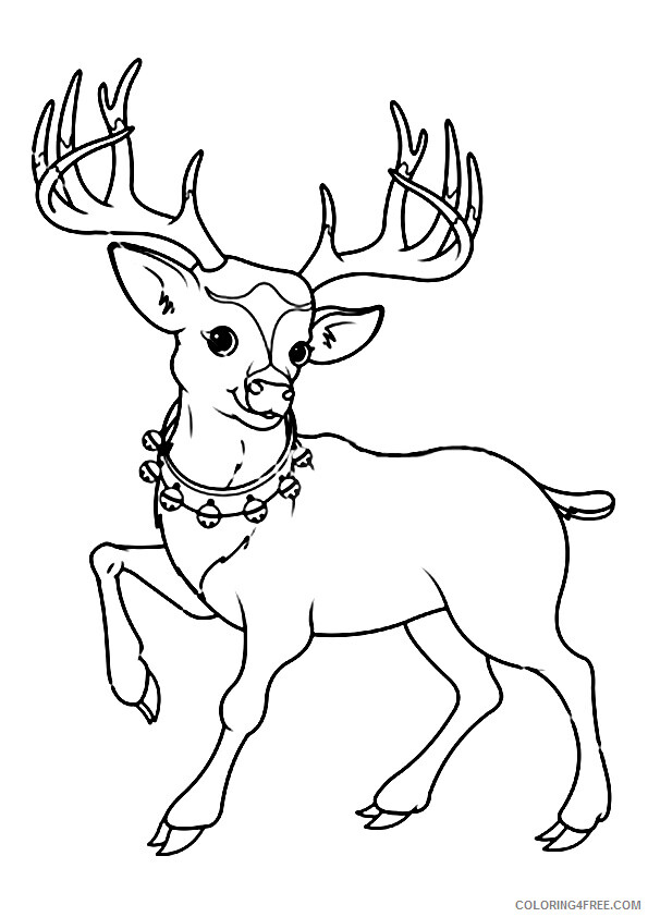 Reindeer Coloring Sheets Animal Coloring Pages Printable 2021 3736 Coloring4free