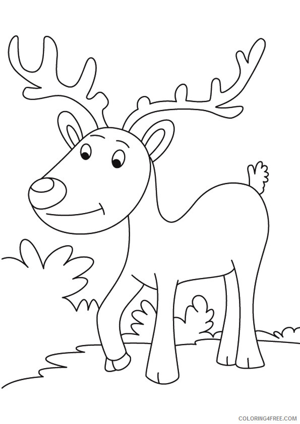 Reindeer Coloring Sheets Animal Coloring Pages Printable 2021 3740 Coloring4free