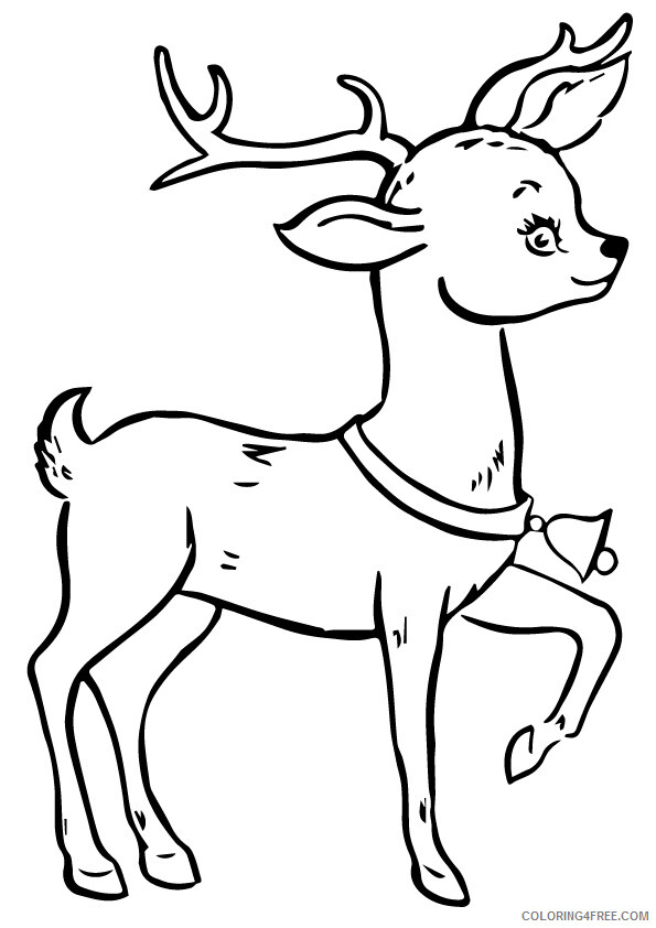 Reindeer Coloring Sheets Animal Coloring Pages Printable 2021 3742 Coloring4free