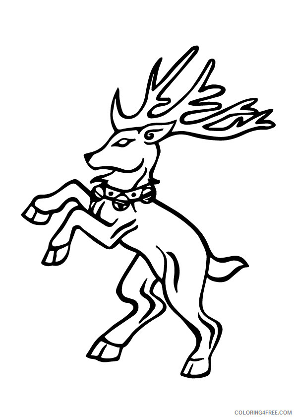 Reindeer Coloring Sheets Animal Coloring Pages Printable 2021 3749 Coloring4free