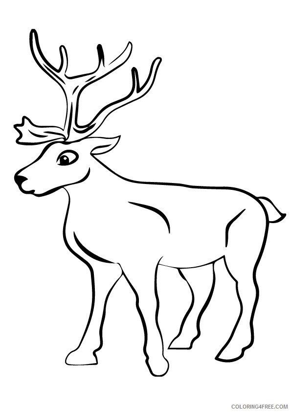 Reindeer Coloring Sheets Animal Coloring Pages Printable 2021 3759 Coloring4free