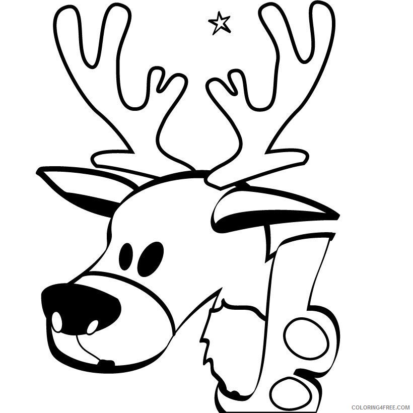 Reindeer Coloring Sheets Animal Coloring Pages Printable 2021 3763 Coloring4free