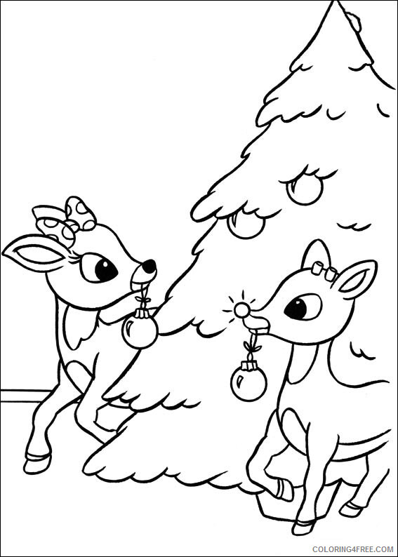 Reindeer Coloring Sheets Animal Coloring Pages Printable 2021 3767 Coloring4free