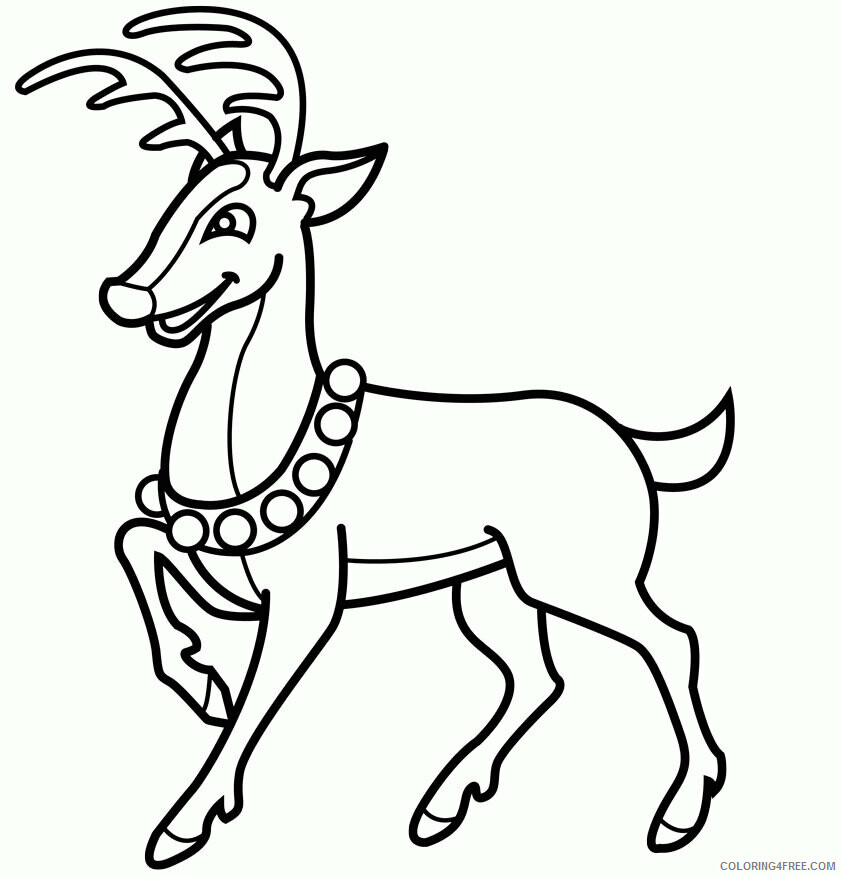 Reindeer Coloring Sheets Animal Coloring Pages Printable 2021 3770 Coloring4free