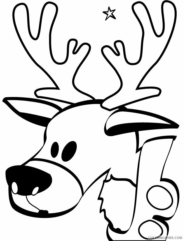 Reindeer Coloring Sheets Animal Coloring Pages Printable 2021 3772 Coloring4free