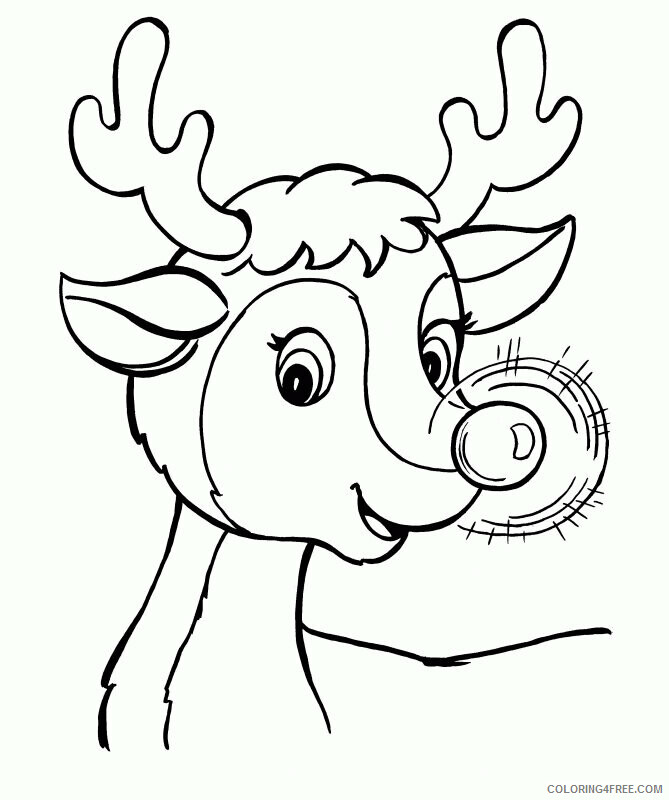 Reindeer Coloring Sheets Animal Coloring Pages Printable 2021 3775 Coloring4free