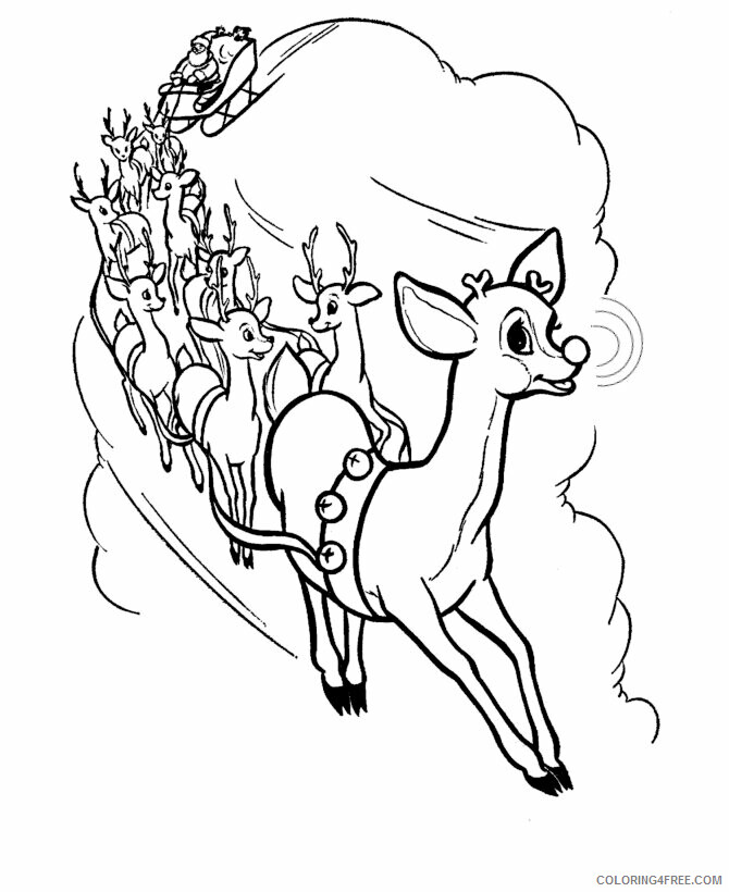 Reindeer Coloring Sheets Animal Coloring Pages Printable 2021 3778 Coloring4free