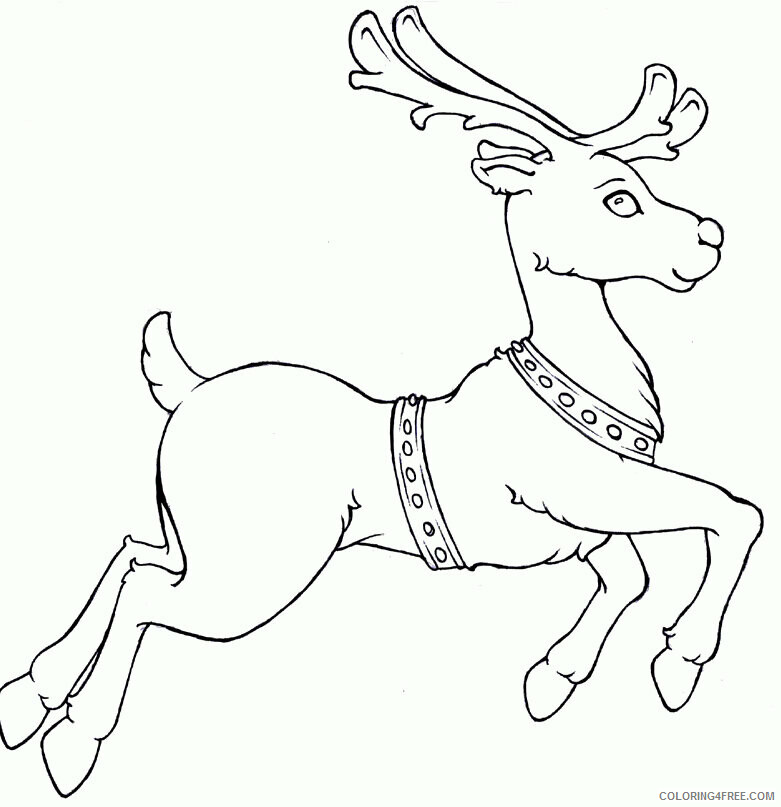Reindeer Coloring Sheets Animal Coloring Pages Printable 2021 3781 Coloring4free