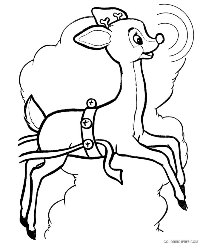 Reindeer Coloring Sheets Animal Coloring Pages Printable 2021 3785 Coloring4free