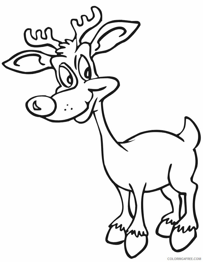 Reindeer Coloring Sheets Animal Coloring Pages Printable 2021 3786 Coloring4free