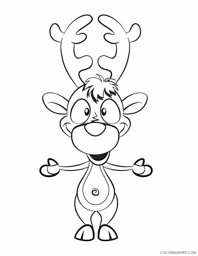 Reindeer Coloring Sheets Animal Coloring Pages Printable 2021 3789 Coloring4free