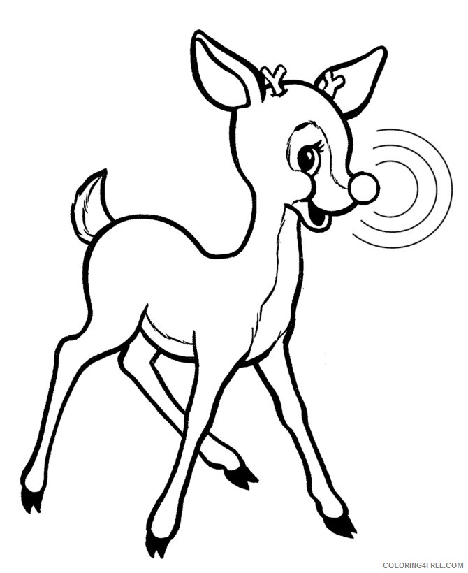 Reindeer Coloring Sheets Animal Coloring Pages Printable 2021 3792 Coloring4free