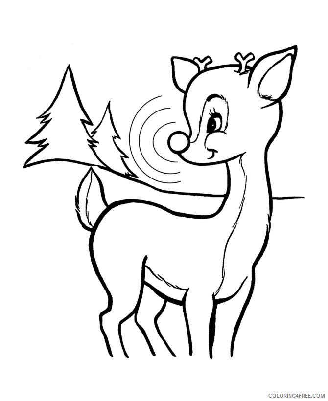 Reindeer Coloring Sheets Animal Coloring Pages Printable 2021 3793 Coloring4free