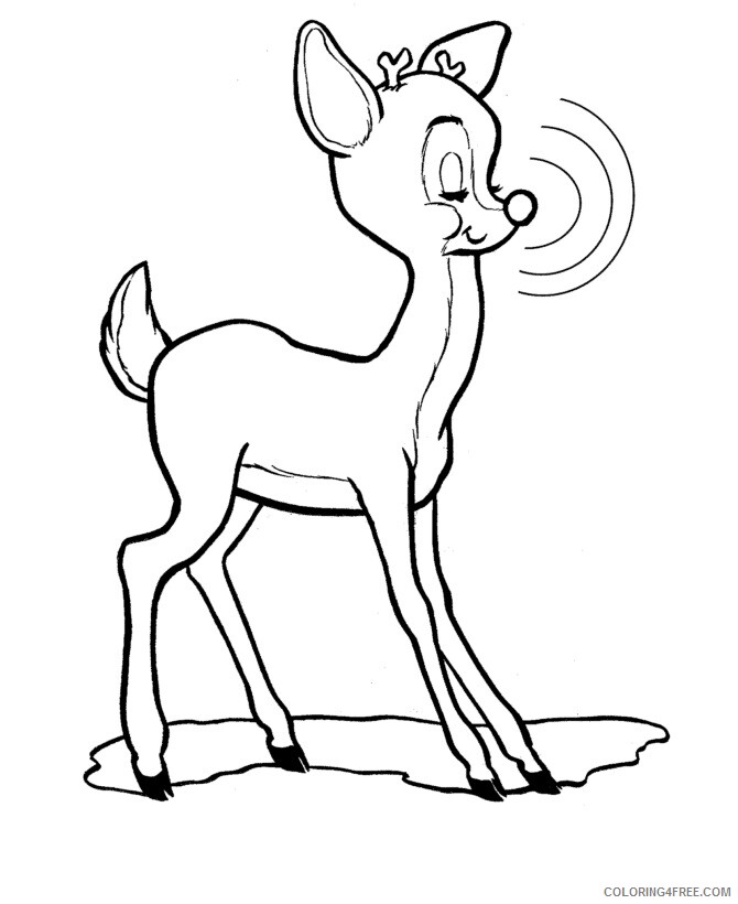 Reindeer Coloring Sheets Animal Coloring Pages Printable 2021 3794 Coloring4free