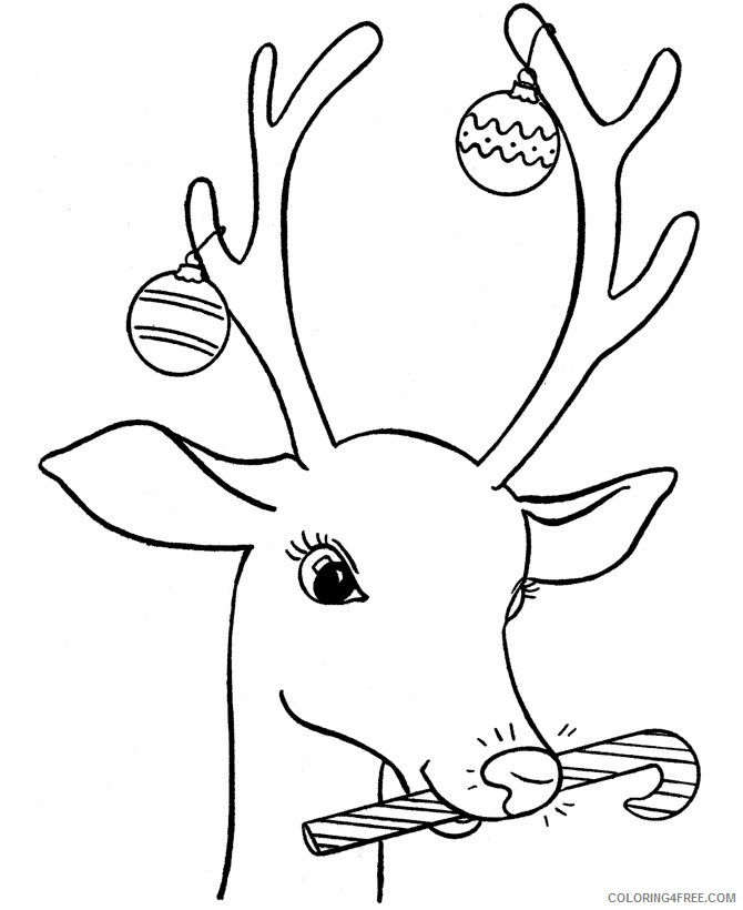 Reindeer Coloring Sheets Animal Coloring Pages Printable 2021 3795 Coloring4free