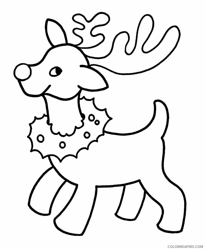 Reindeer Coloring Sheets Animal Coloring Pages Printable 2021 3796 Coloring4free