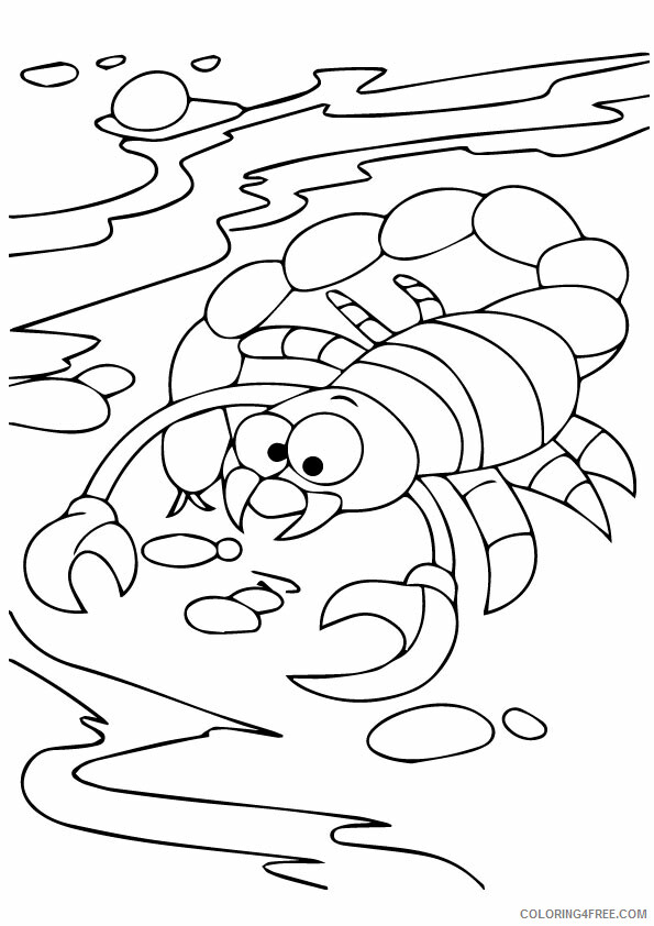 Scorpion Coloring Sheets Animal Coloring Pages Printable 2021 3844 Coloring4free