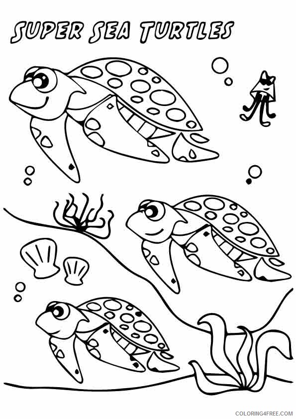 Sea Animal Coloring Sheets Animal Coloring Pages Printable 2021 3901 Coloring4free