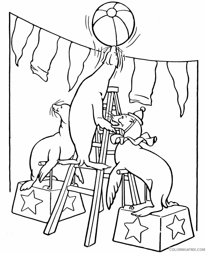 Seal Coloring Sheets Animal Coloring Pages Printable 2021 3974 Coloring4free
