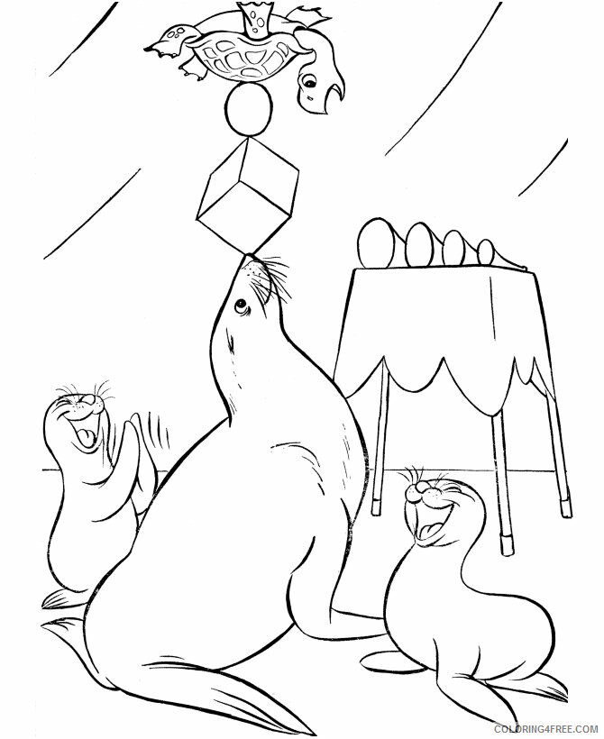 Seal Coloring Sheets Animal Coloring Pages Printable 2021 3981 Coloring4free