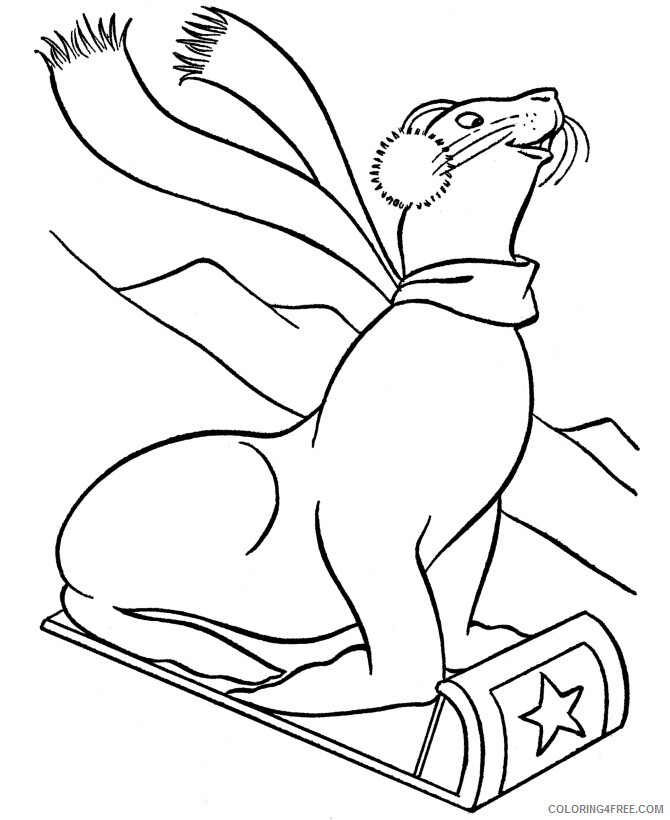 Seal Coloring Sheets Animal Coloring Pages Printable 2021 3982 Coloring4free