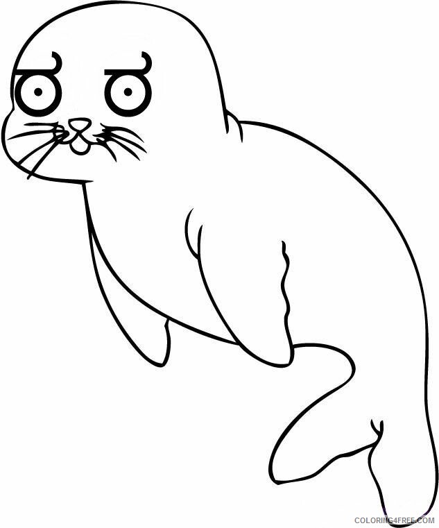 Seal Coloring Sheets Animal Coloring Pages Printable 2021 3983 Coloring4free