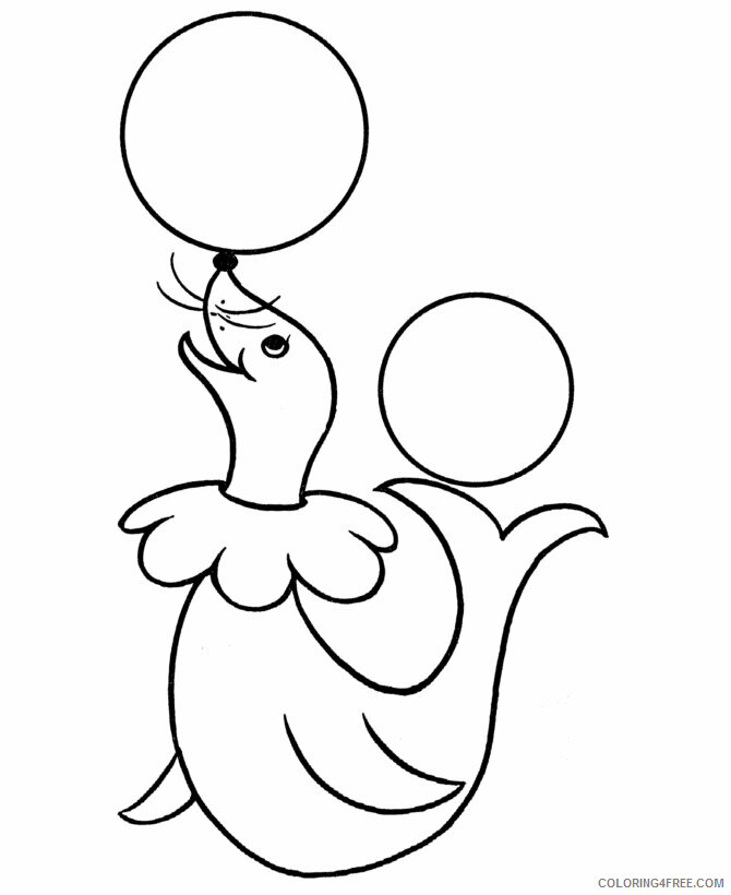 Seal Coloring Sheets Animal Coloring Pages Printable 2021 3985 Coloring4free