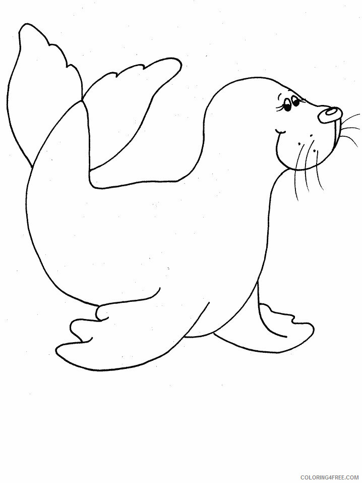 Seal Coloring Sheets Animal Coloring Pages Printable 2021 3989 Coloring4free
