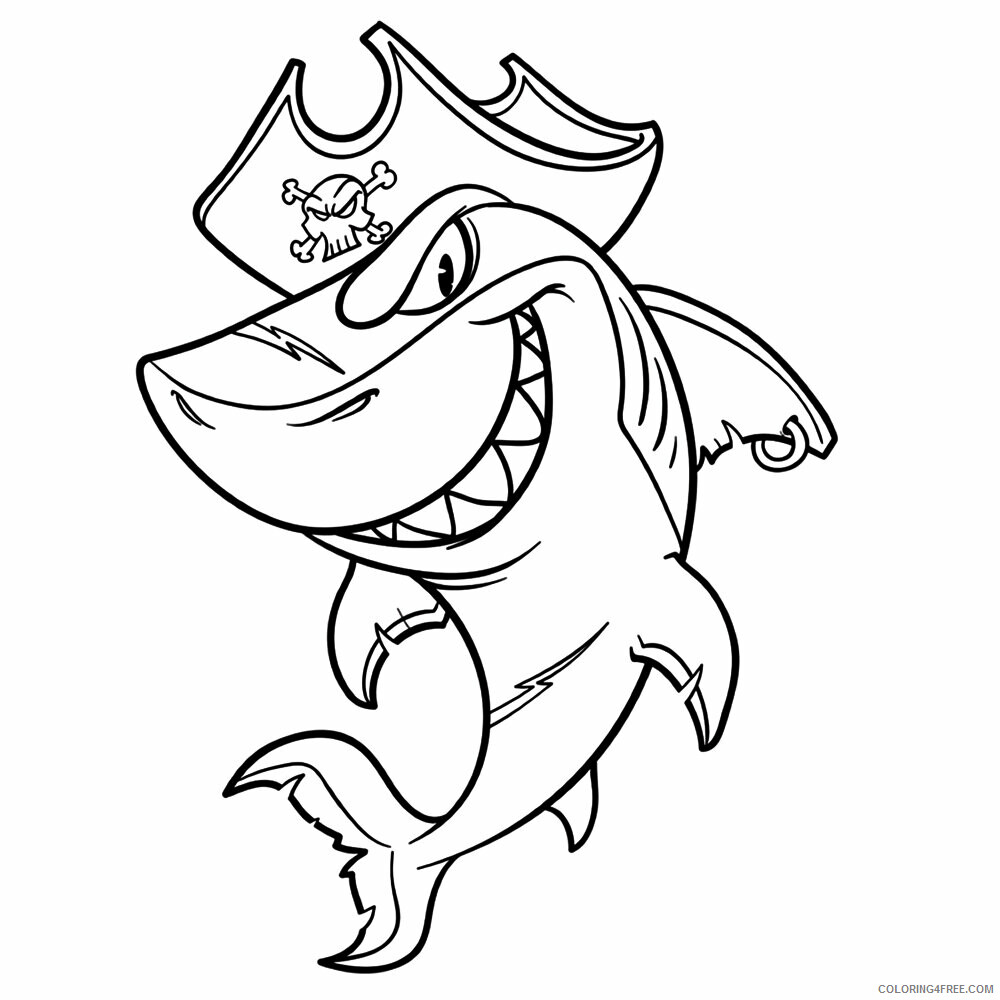 Shark Coloring Sheets Animal Coloring Pages Printable 2021 4003 Coloring4free