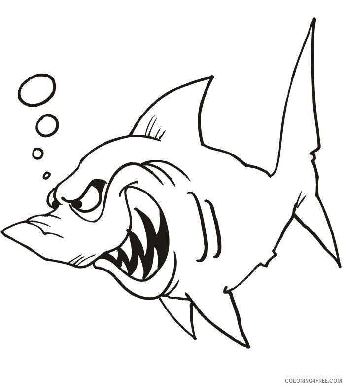 Shark Coloring Sheets Animal Coloring Pages Printable 2021 4017 Coloring4free