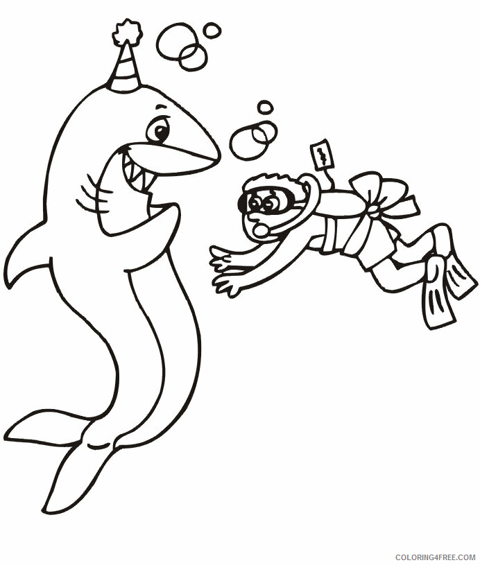 Shark Coloring Sheets Animal Coloring Pages Printable 2021 4023 Coloring4free