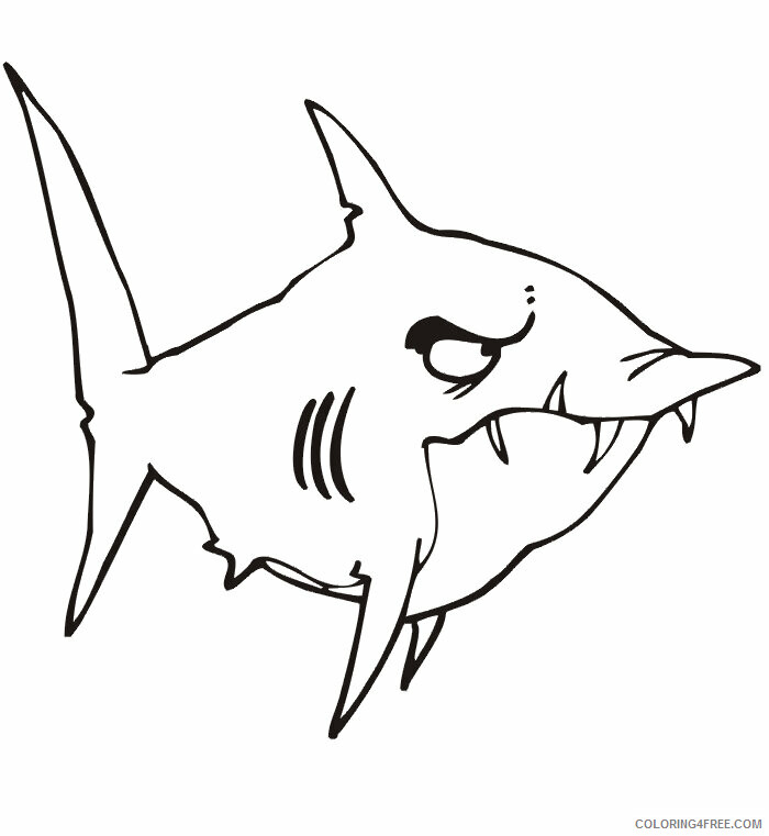 Shark Coloring Sheets Animal Coloring Pages Printable 2021 4036 Coloring4free