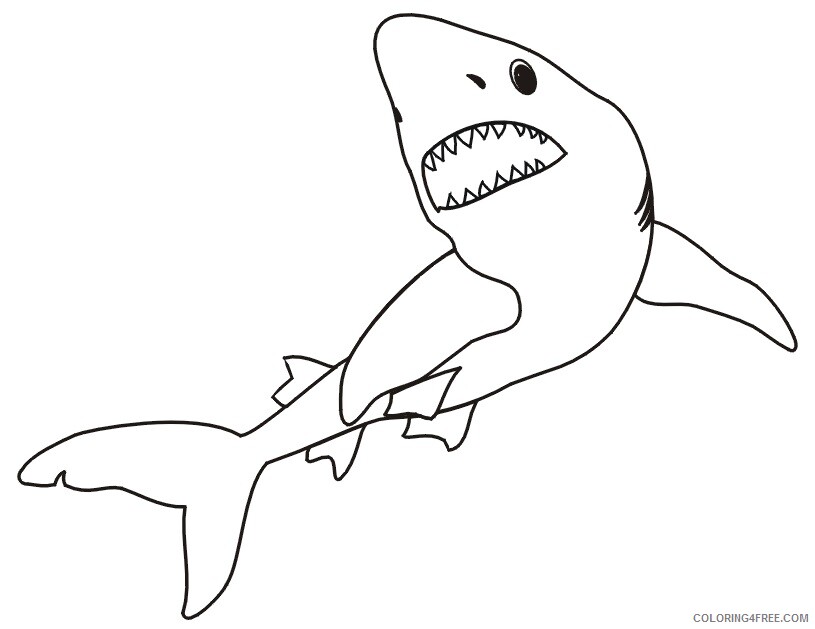 Shark Coloring Sheets Animal Coloring Pages Printable 2021 4037 Coloring4free