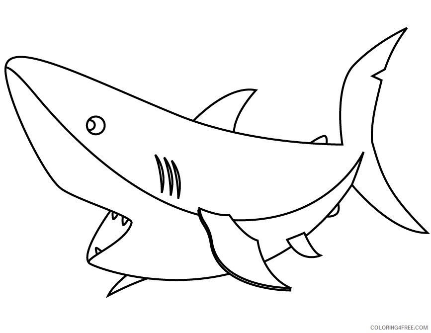 Shark Coloring Sheets Animal Coloring Pages Printable 2021 4044 Coloring4free