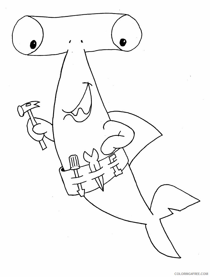 Sharks Coloring Pages Animal Printable Sheets 5 2021 4440 Coloring4free