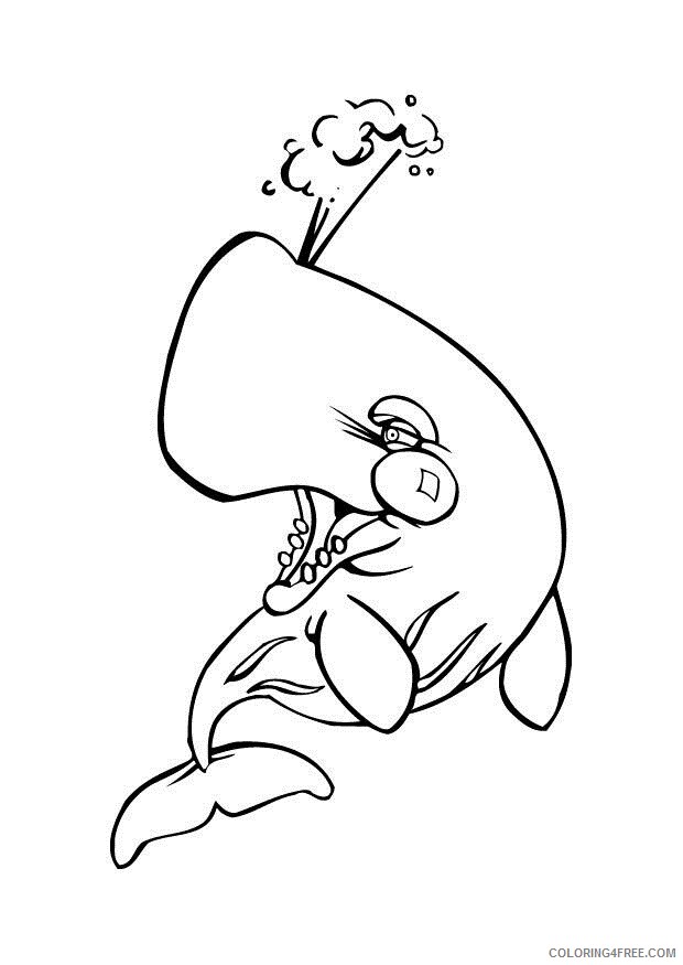 Sharks Coloring Pages Animal Printable Sheets Whale Shark1 2021 4462 Coloring4free