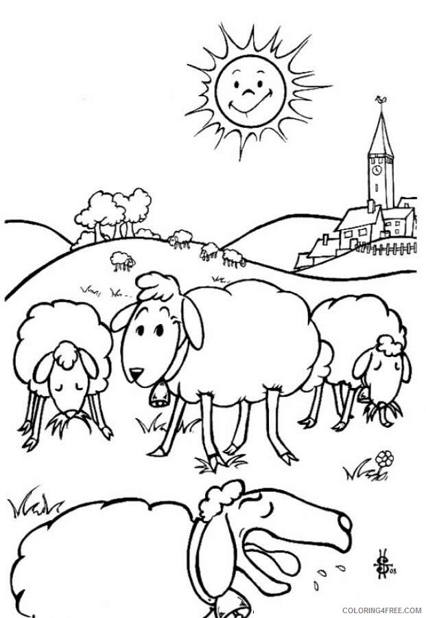 Sheep Coloring Sheets Animal Coloring Pages Printable 2021 4062 Coloring4free