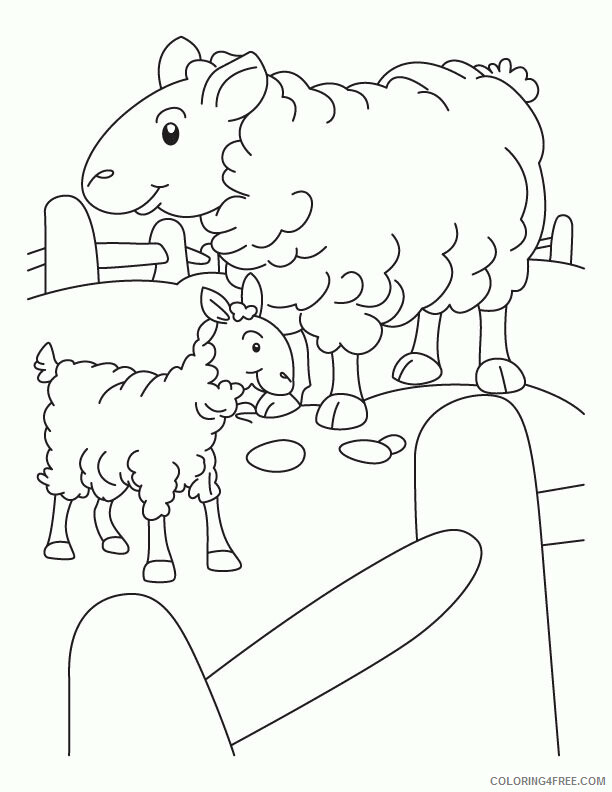 Sheep Coloring Sheets Animal Coloring Pages Printable 2021 4063 Coloring4free