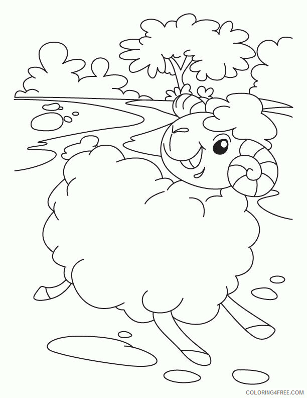 Sheep Coloring Sheets Animal Coloring Pages Printable 2021 4064 Coloring4free