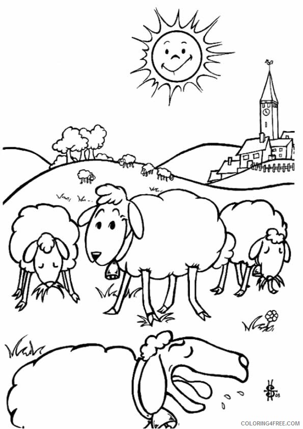 Sheep Coloring Sheets Animal Coloring Pages Printable 2021 4066 Coloring4free