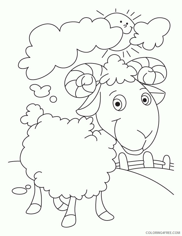 Sheep Coloring Sheets Animal Coloring Pages Printable 2021 4067 Coloring4free