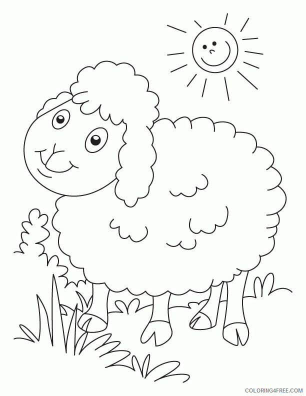 Sheep Coloring Sheets Animal Coloring Pages Printable 2021 4069 Coloring4free